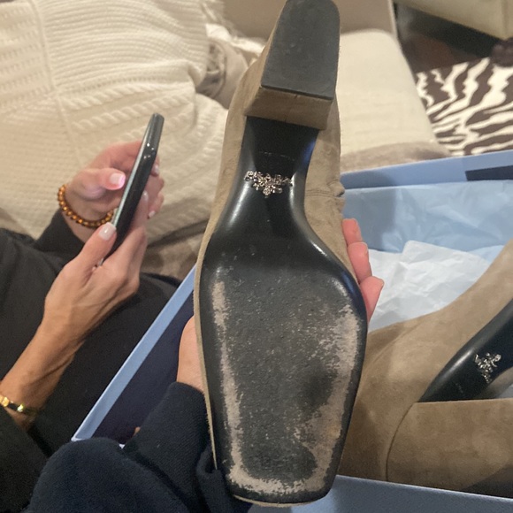 Prada Suede Boots in excellent condition - Picture 3 of 8